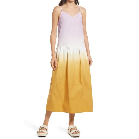 All Saints Dresses & Skirts - All Saints Caro Dip Dye Sleeveless Midi Dress Size 2 NWT